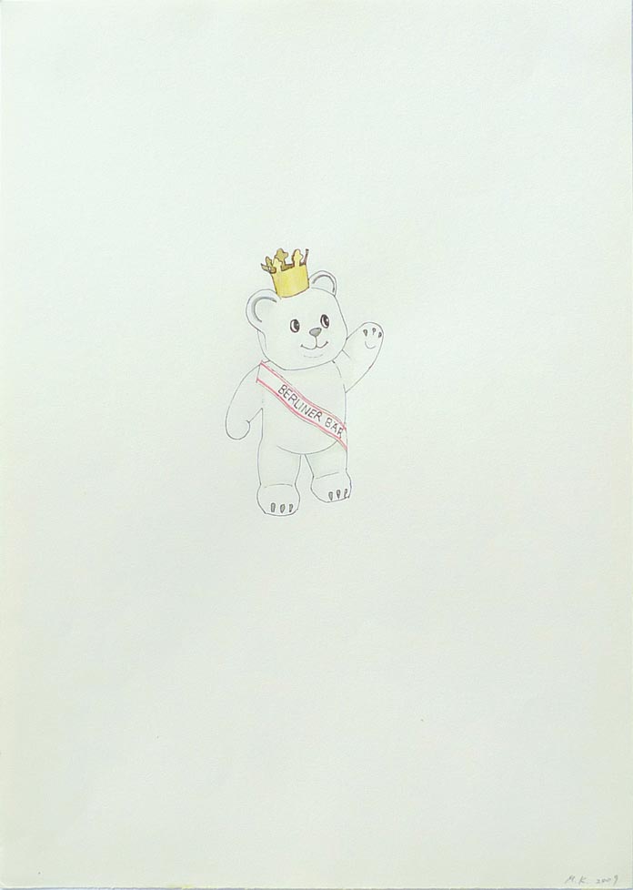 A FRIEND OF GRANDMA, 2009, 29.5 x 21cm (11,6 x 8.3 inches), pen, watercolor on paper