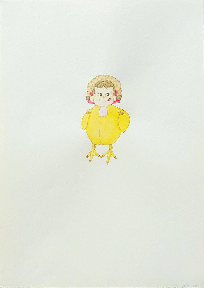 A FRIEND OF GRANDMA, 2009, 29.5 x 21cm (11,6 x 8.3 inches), pen, watercolor on paper