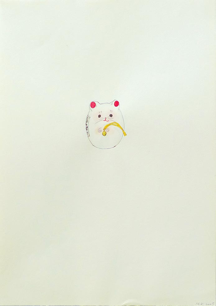 A FRIEND OF GRANDMA, 2009, 29.5 x 21cm (11,6 x 8.3 inches), pen, watercolor on paper