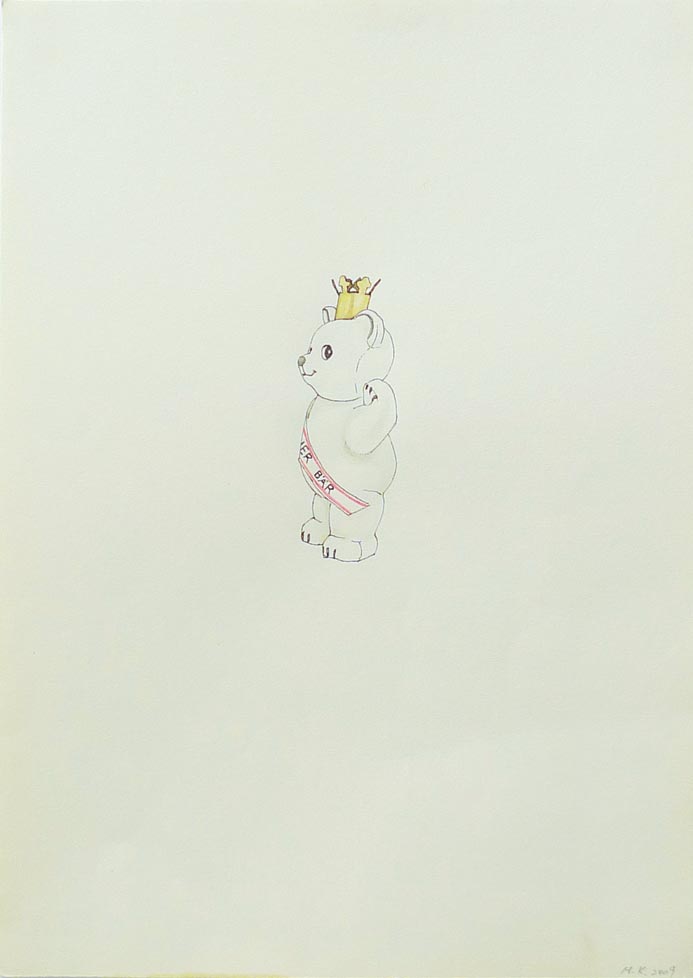 A FRIEND OF GRANDMA, 2009, 29.5 x 21cm (11,6 x 8.3 inches), pen, watercolor on paper
