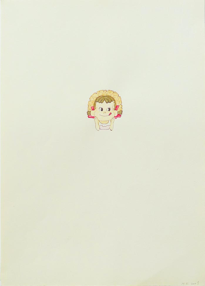 A FRIEND OF GRANDMA, 2009, 29.5 x 21cm (11,6 x 8.3 inches), pen, watercolor on paper