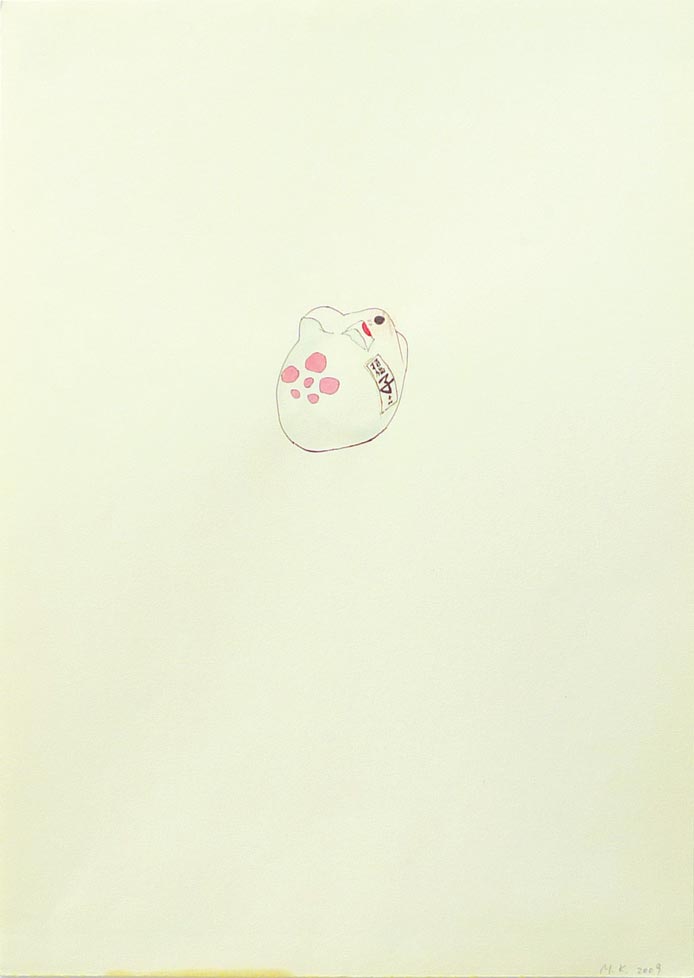 A FRIEND OF GRANDMA, 2009, 29.5 x 21cm (11,6 x 8.3 inches), pen, watercolor on paper