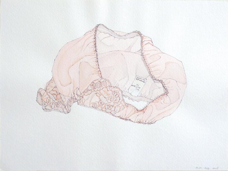 ONE OF THE MOST LOVED, 2008, 23 x 30cm (9 x 12 inches), pen, watercolor on paper