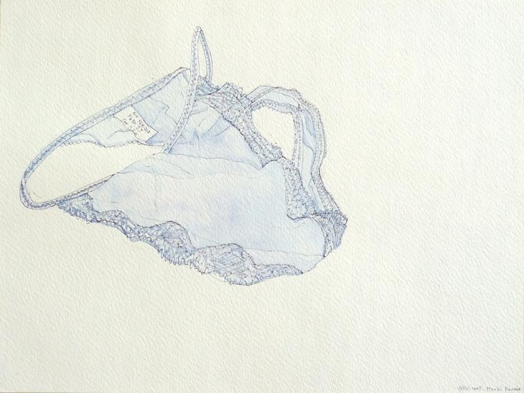 ONE OF THE MOST LOVED, 2005, 23 x 30cm (9 x 12 inches), pen, watercolor on paper