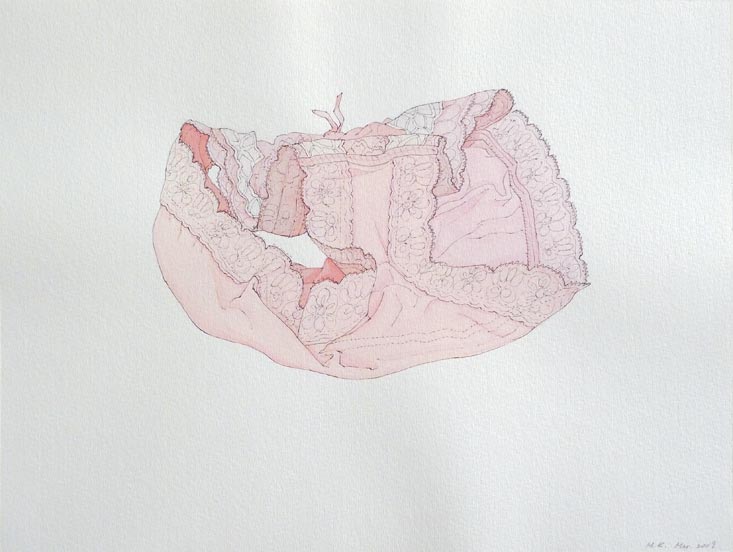ONE OF THE MOST LOVED, 2009, 23 x 30cm (9 x 12 inches), pen, watercolor on paper