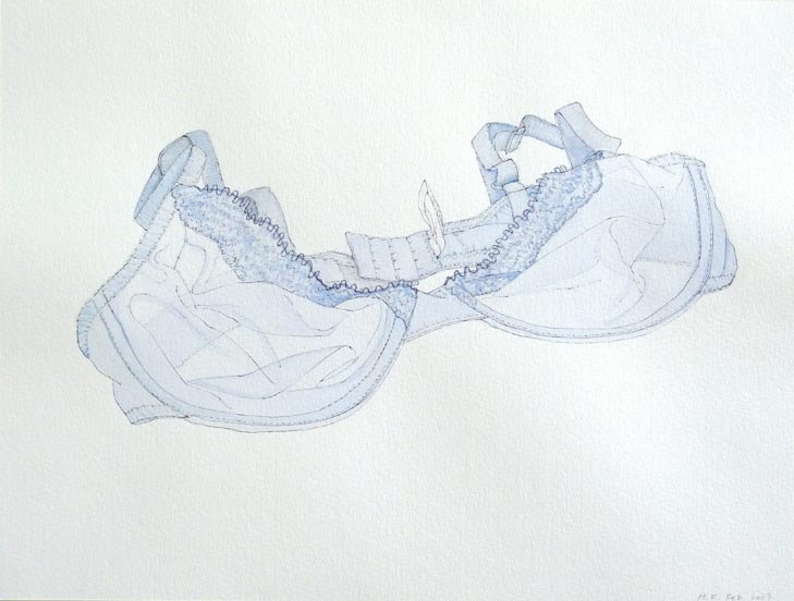 ONE OF THE MOST LOVED, 2009, 23 x 30cm (9 x 12 inches), pen, watercolor on paper