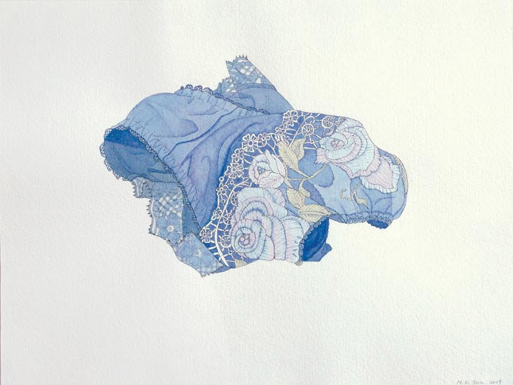 ONE OF THE MOST LOVED, 2009, 23 x 30cm (9 x 12 inches), pen, watercolor on paper
